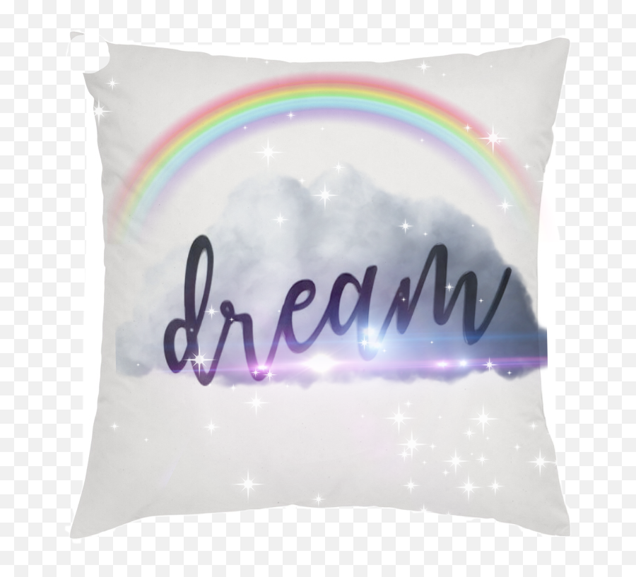 Cushion Dream Rainbow Sparkle Sticker - Throw Pillow Emoji,Sparkle Throwing Emoji