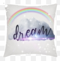 Cushion Dream Rainbow Sparkle Sticker - Throw Pillow Emoji,Sparkle Throwing Emoji