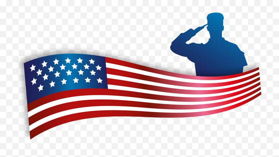 Veterans Day Transparent - Usa Flag In Ribbon Emoji,Veterans Emoji