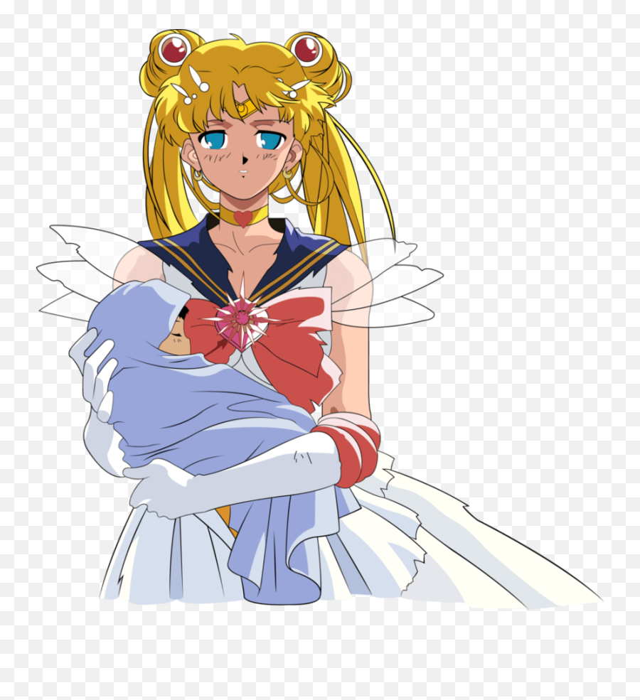 Hotaru Reborn English Sailor Moon - Sailor Moon And Hotaru Emoji,Super Sailor Moon S Various Emotion Tutorial