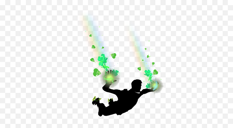 Green Clover Set - Fortnite Wiki Fortnite Clovers Contrail Emoji,Relaxed Kitty Emoticon