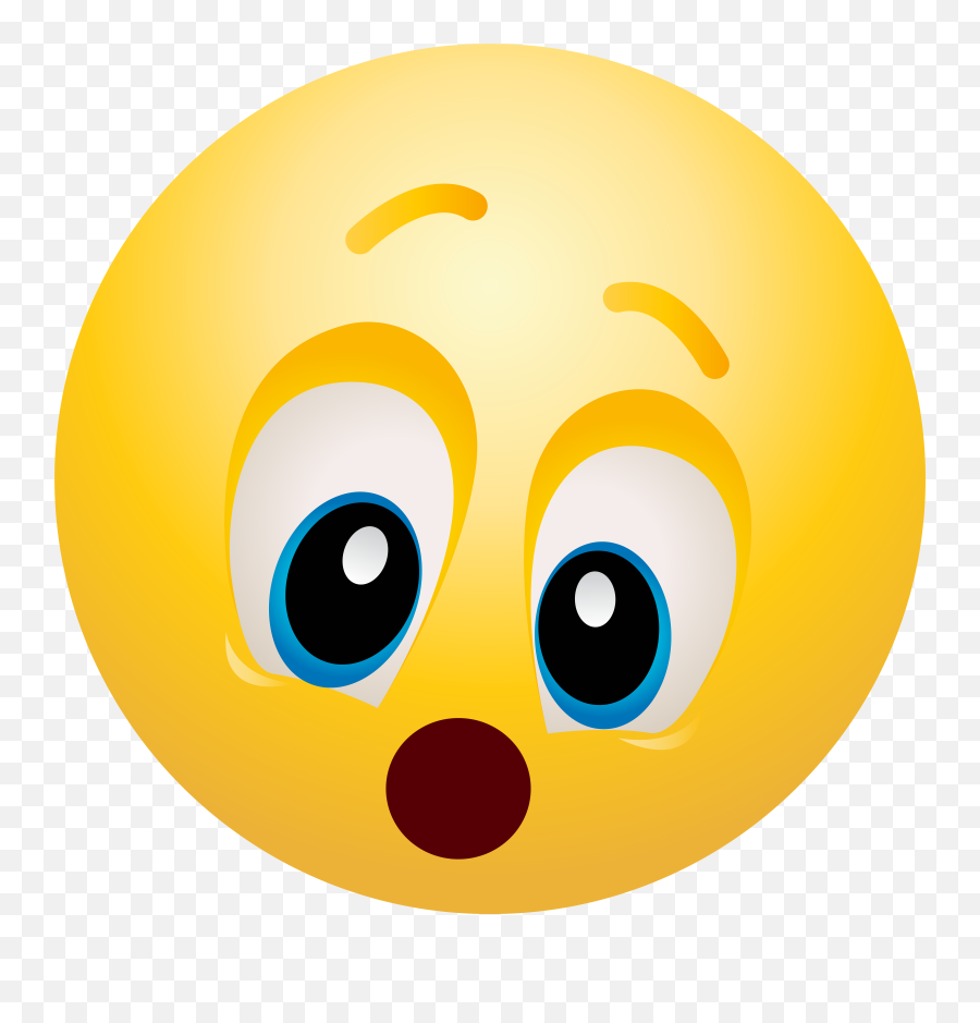 Smiley Scared Surprised Emoji Terkejut Png - Clip Art Library Amazed Emoji Clipart,Scared Emoji
