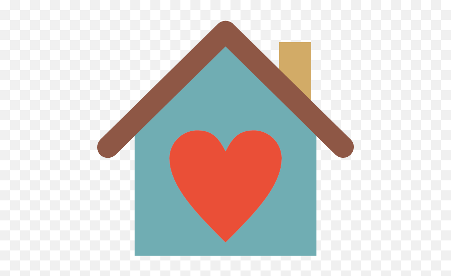 Heart Home House Love Of Icon - Free Any House Emoji,Tiny Hearts Emoticons