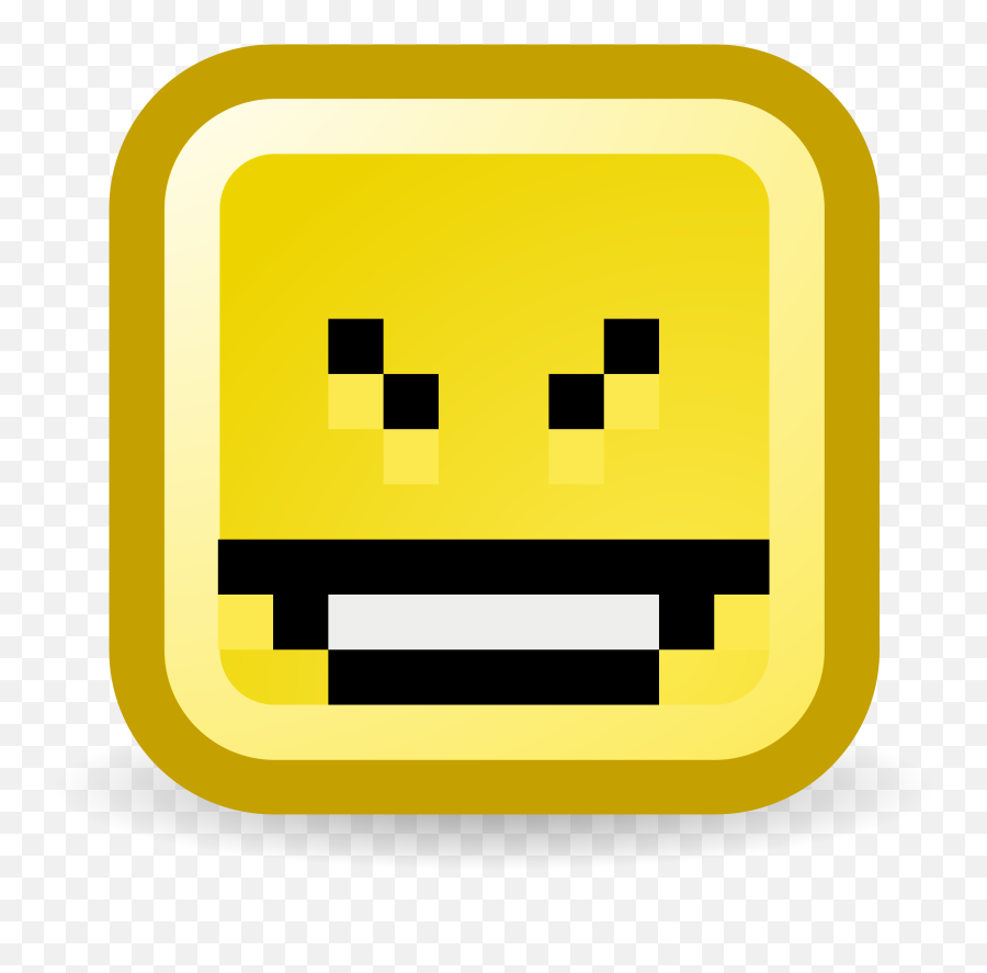 Evil Grin Laughing Smiley Png Picpng - Adidas Logo Pixel Art Emoji,Laughing Emoticon