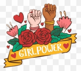 Girlpower Poder Mano Mujer Sticker By - Feminism Emoji,Emoji Mujer La Mano