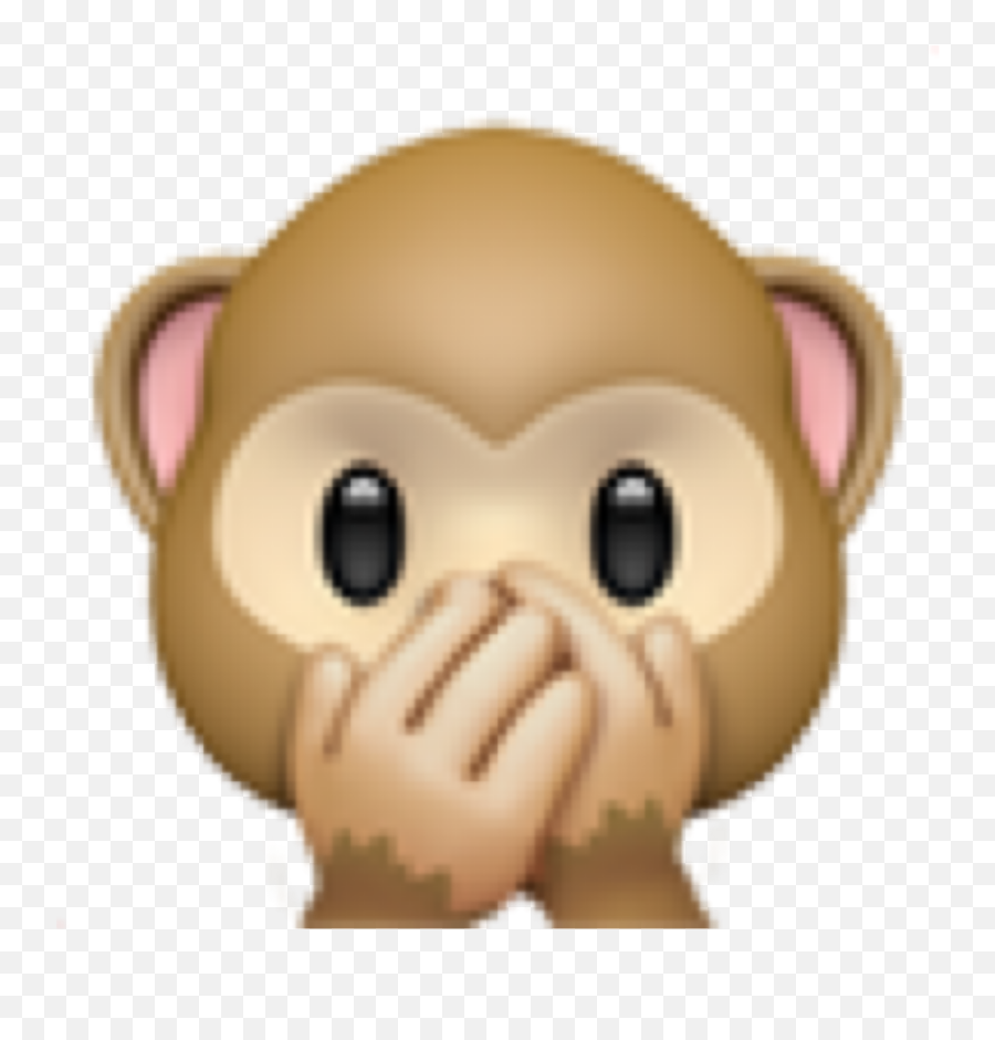 Emoji Iphoneemoji Monkey Monkeyemoji - Monkey Emoji,Pictures Of Cute Emojis Of A Lot Of Monkeys