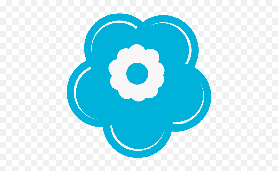 Icono De Flor Azul - Descargar Pngsvg Transparente Desenho Flor Azul Png Emoji,Flores Para Facebook Emoticon