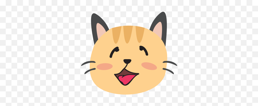 Face Cats Emoji For Imessage By Thuan Bui - Happy,Cats Emoji