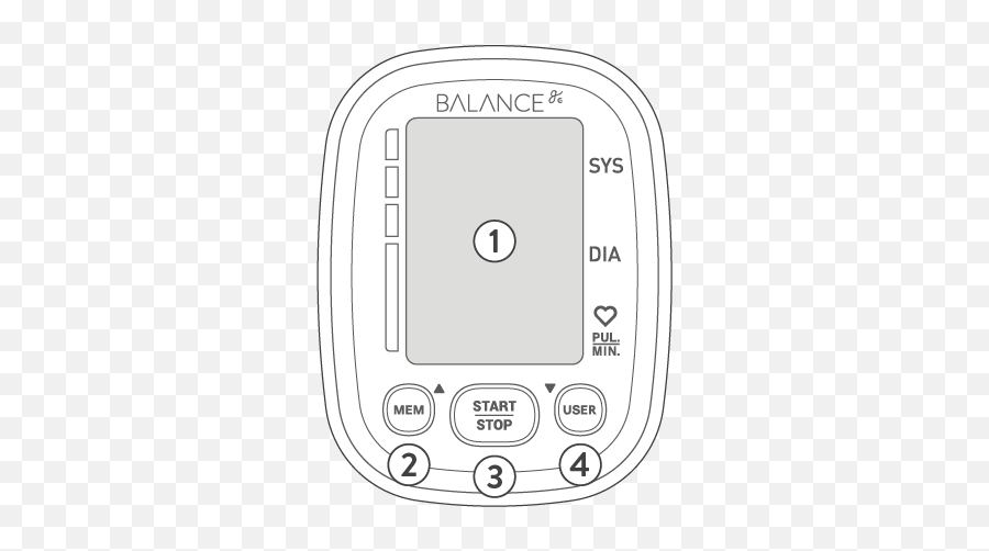 Wrist Blood Pressure Monitor - Dot Emoji,G-tech Emotion 2 Lcd