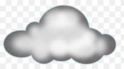 Night Cloud Clip Art - Transparent Background Clouds Cartoon Png Emoji,Cloud Emoticon Art