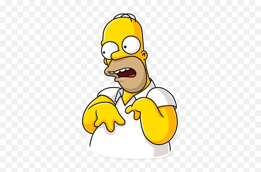 Telegram - Sticker Homer Simpson Whatsapp Emoji,Homer Simpson Emoticon