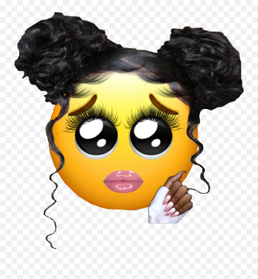 Discover Trending Babygirl Stickers Picsart Emoji,Princess Emoji Curly Hair