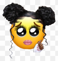 Discover Trending Babygirl Stickers Picsart Emoji,Princess Emoji Curly Hair