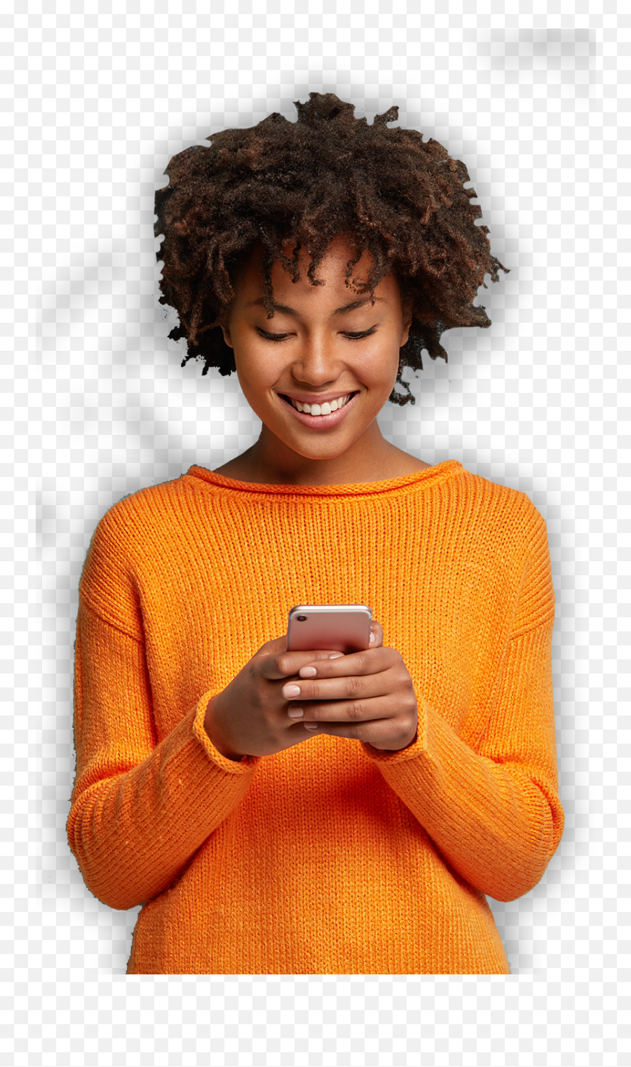 Ease Applications U2013 Hipaa Compliant Texting Software For - Woman Pressing Phone Png Emoji,Afro Emoji Free Apps