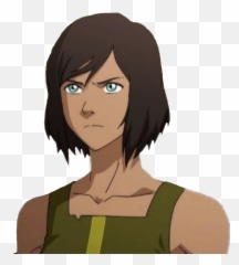 Avatar Korra Sticker - Korra Short Hair Png Emoji,Avatar Korra Emoji