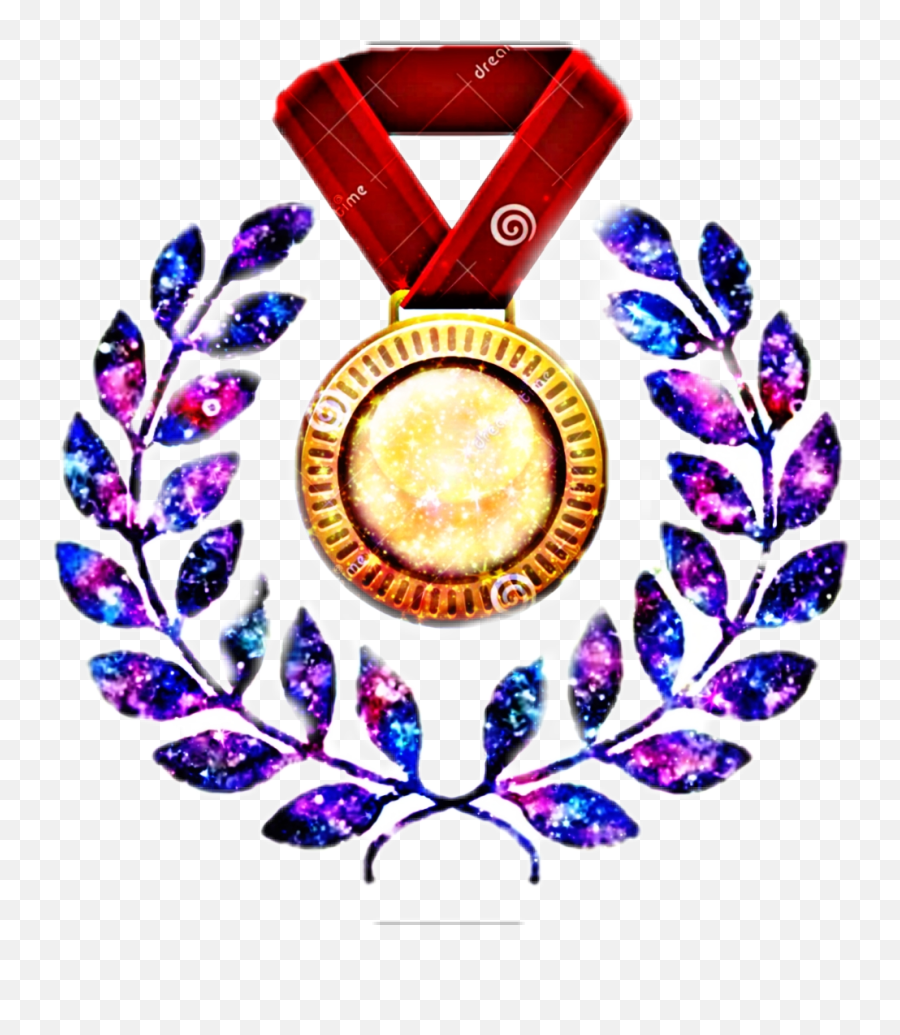Medal Sticker Challenge On Picsart - Galaxy Wreath Emoji,Purple Heart Medal Emoji
