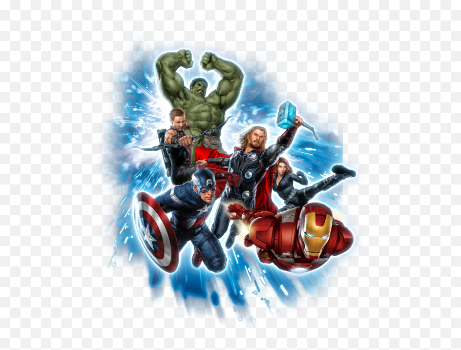 Download America Superhero Hulk Thor Avangers Black - Captain America Hulk Iron Man Thor Png Emoji,Motorcycle Emoticon Woman Blonde