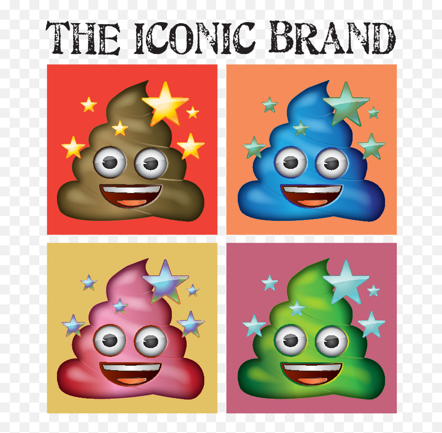 Emoji The Iconic Brand - Poop Emoji The Iconic Brand,Emoji With The Hal