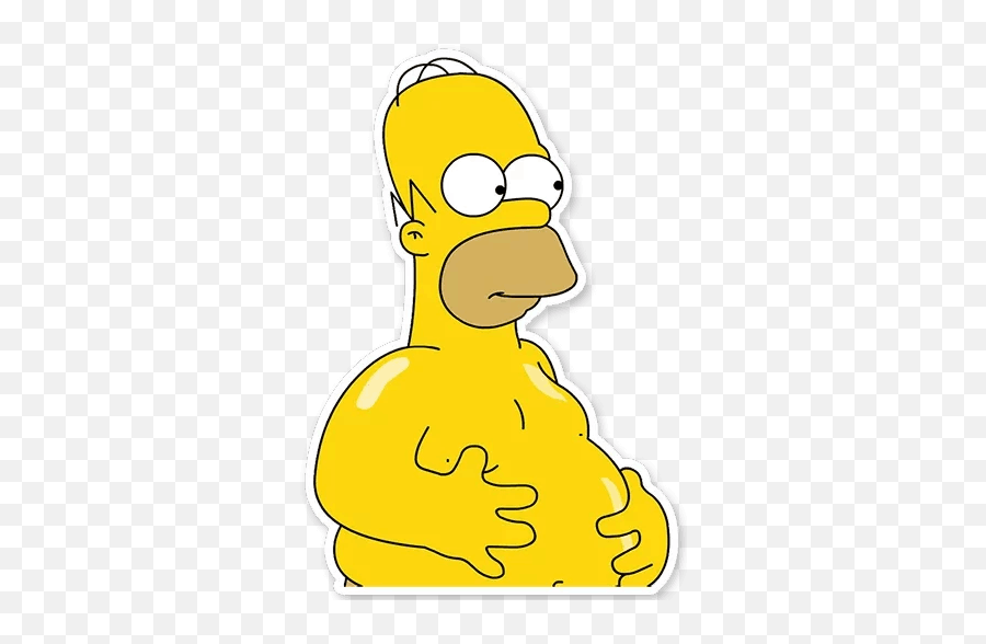 Homer Stickers Set For - Homer Simpson Emoji,Homer Simpson Emoji