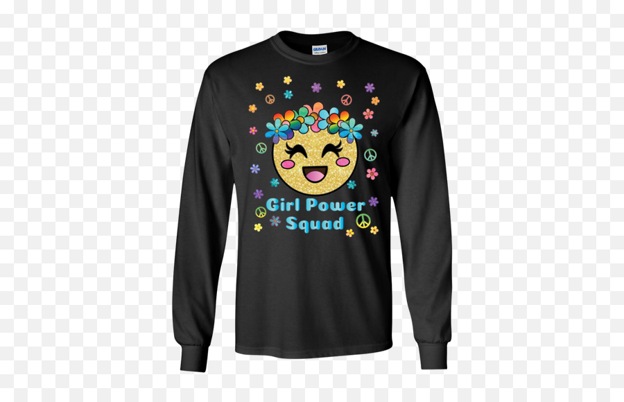 Emoji Kawaii Girl Power Squad Shirts Peace Sign Crown Tees,Kissing Emojis Girl