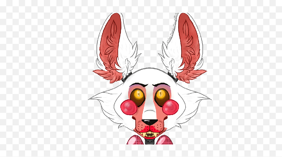 Topic For Animated Mangle Pixilart Mangle Trapped Foxy All - Dot Emoji,Rawr Emoji