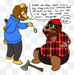 Lumberjack Hypnosis - Cartoon Clipart Full Size Clipart Emoji,Hypnotize Emoticon