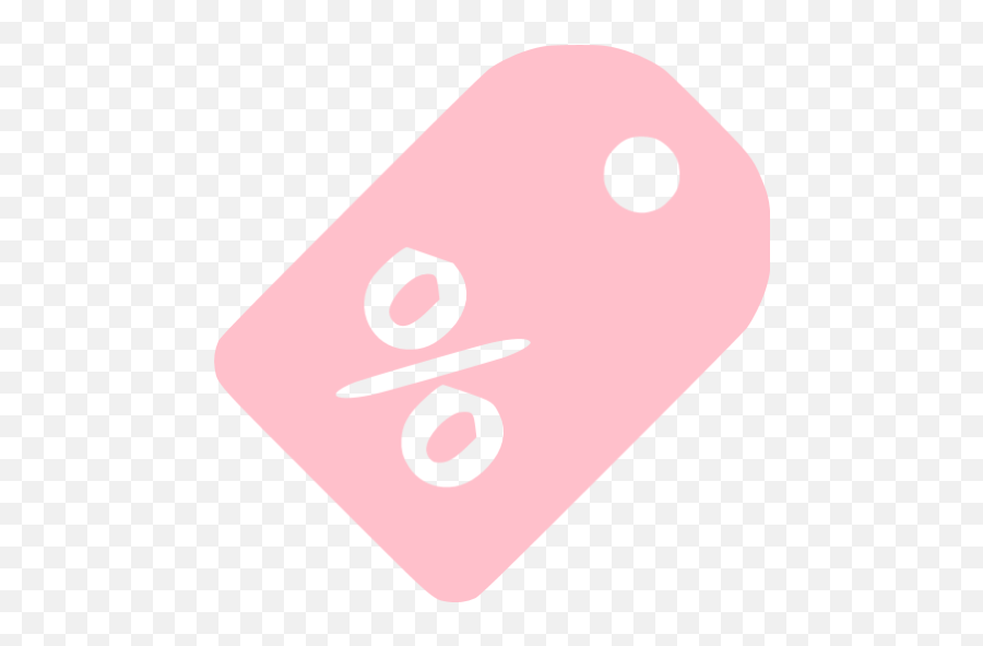 Pink Percent Badge Icon - Free Pink Price Tag Icons Emoji,Emoticon Box Trians