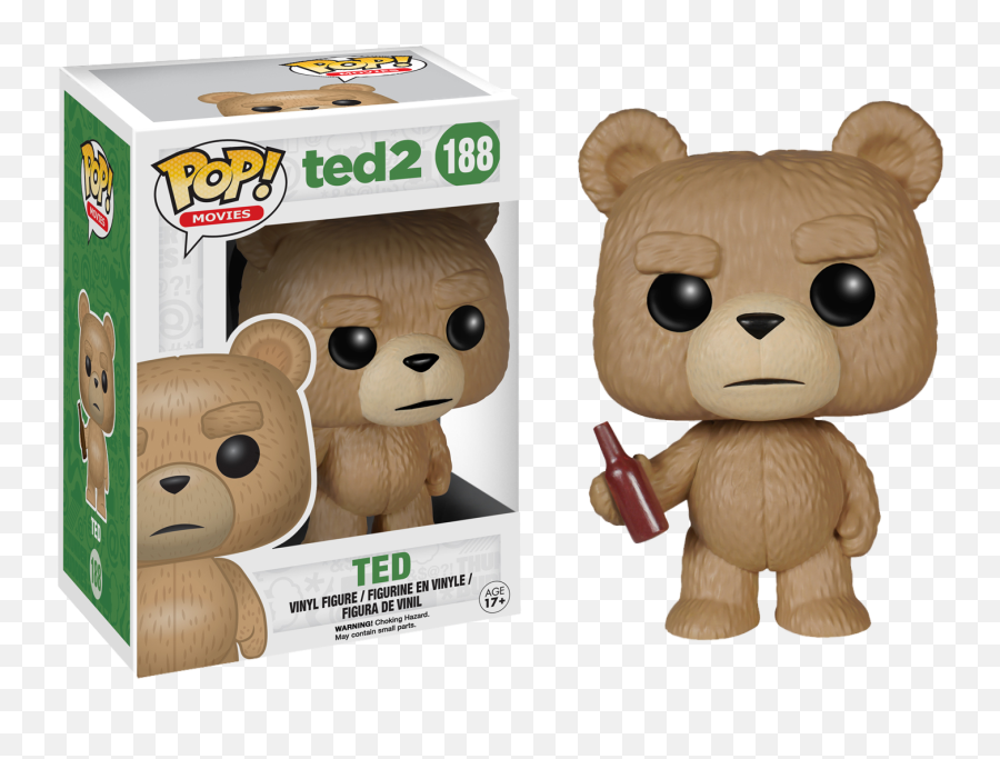 Ted 2 - Ted With Beer Bottle Pop Vinyl Figure Pop Vinyl Emoji,Baymax Emoticon Funko