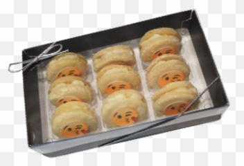 Appetizer Sandwich Cookies With Kiss Emoji - 9 Pack,Cookie Emoji