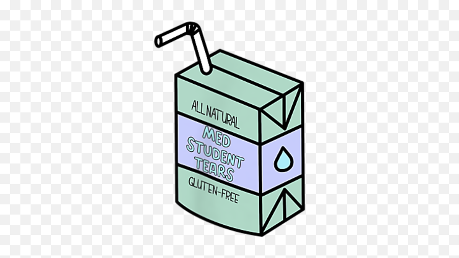 Med Student Tears Natural Gluten Free Juice Box T Shirt Emoji,Purple Juice Emoji