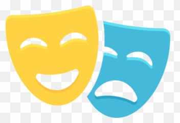 Cartoon Theatre Mask - Canva Emoji,Drama Mask Emoji