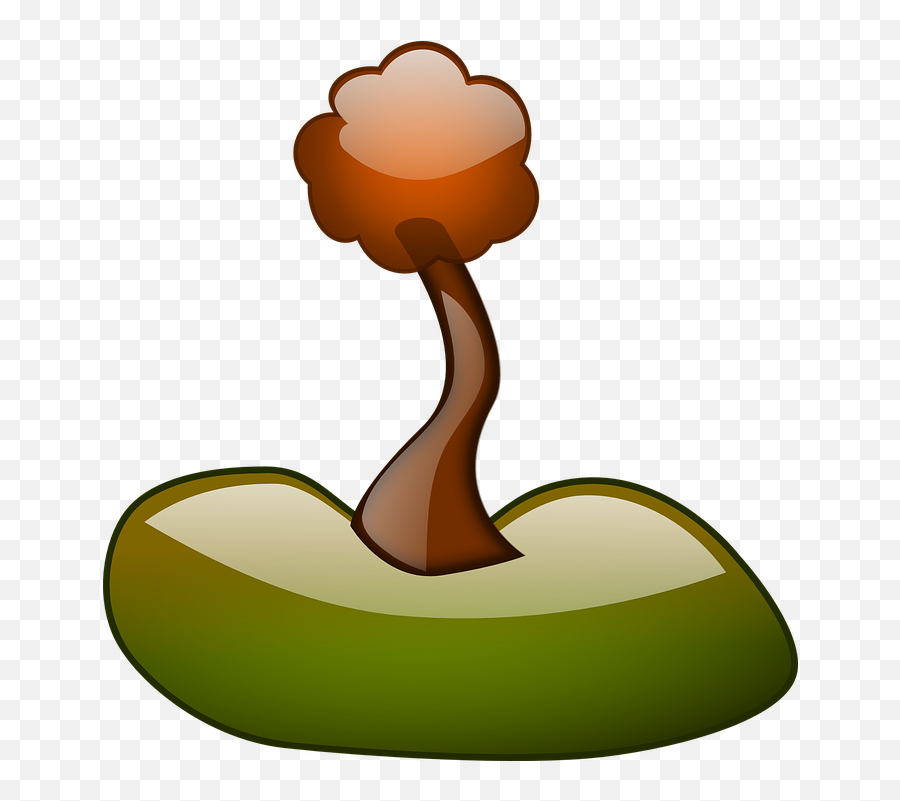 Grass Tree Fall - Free Vector Graphic On Pixabay Emoji,Autmn Emoji