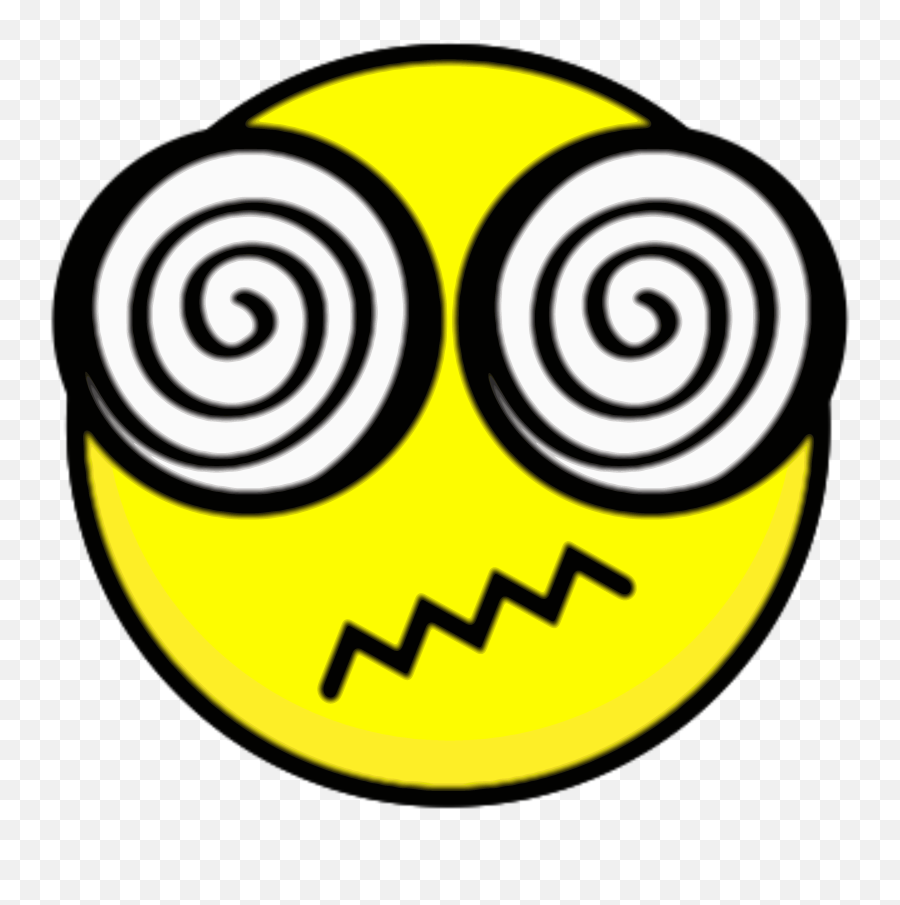 Dizzy Emoji Faceemoji Hypnotized - Happy,Woozy Emoji