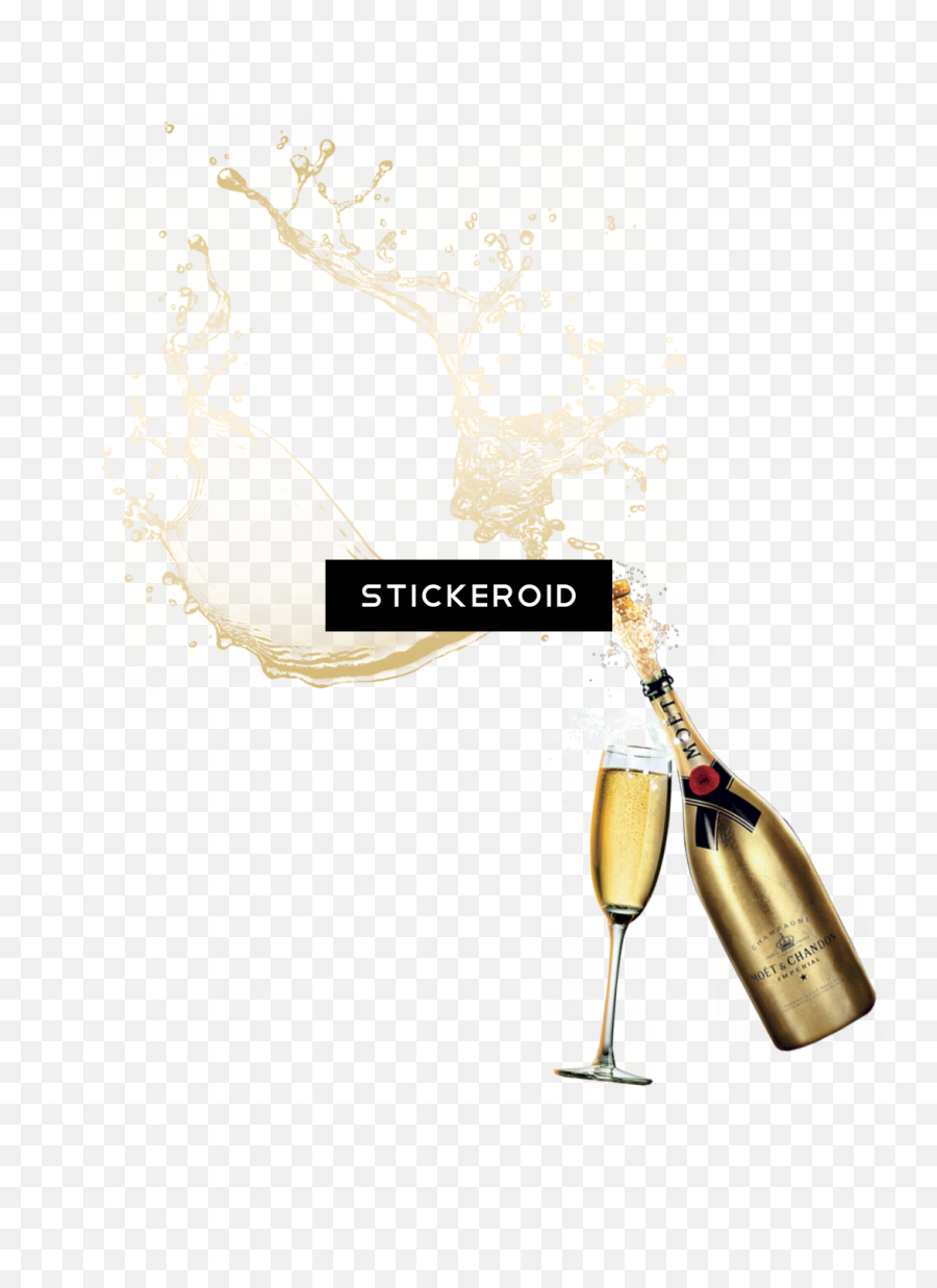 Champagne Popping Drink - Champagne Clipart Full Size Chandon Champagne Bottle Png Transparent Emoji,Popping Emoji