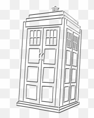 White Tardis Png Transparent Png Image - White Tardis Png Emoji,Tardis Emoticon Facebook