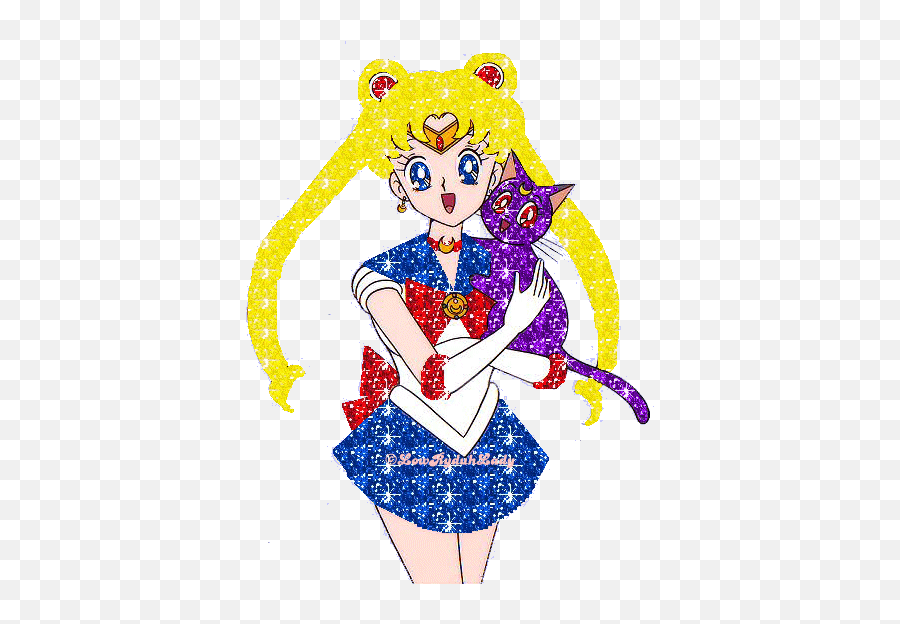 Sailor Moon Glitter Gifs - Imagenes Animadas De Sailor Moon Emoji,Sailor Moon Emoticons