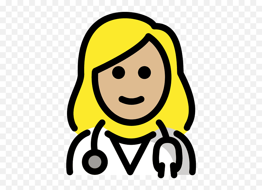 Woman Health Worker Emoji Clipart Free Download Transparent - Happy,Doctor Emojis
