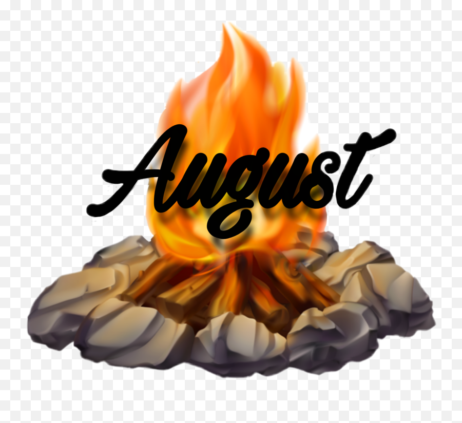 August Campfire Sticker - Campfire Emoji,Is There A Campfire Emoji
