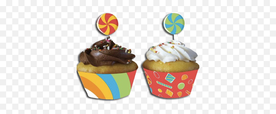 Cupcake Cups And Picks - Party Emoji,Emoji Cupcake Rings