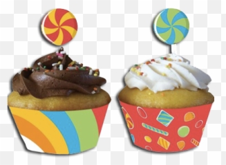 Cupcake Cups And Picks - Party Emoji,Emoji Cupcake Rings