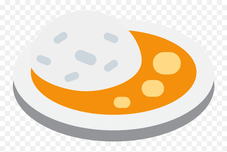 Curry Rice Emoji Meaning With - Dot,Rice Ball Emoji