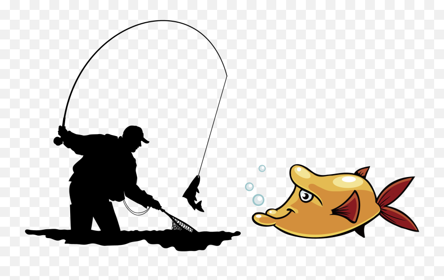 Free Transparent Fishing Png Download - Clipart Man Fishing Silhouette Emoji,Man Fishing Emoji