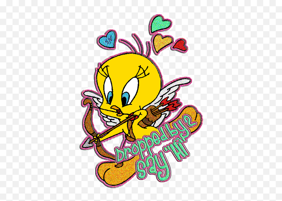 Tweety Bird Glitter Images Tweety Glitter Graphics - Tweety Bird In Glitter Emoji,Xanga Emoticons