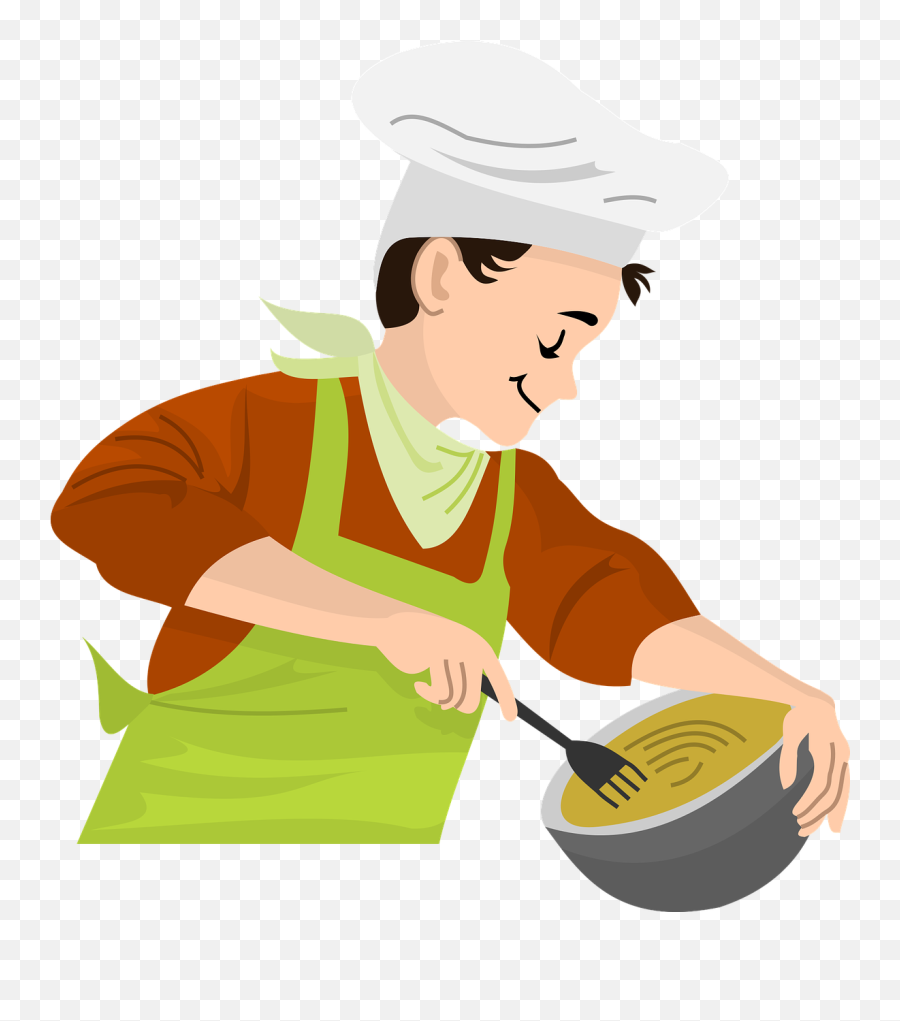 Boy Cooking Chef - Png Clipart Full Size Png Emoji,Chef Emoji Png