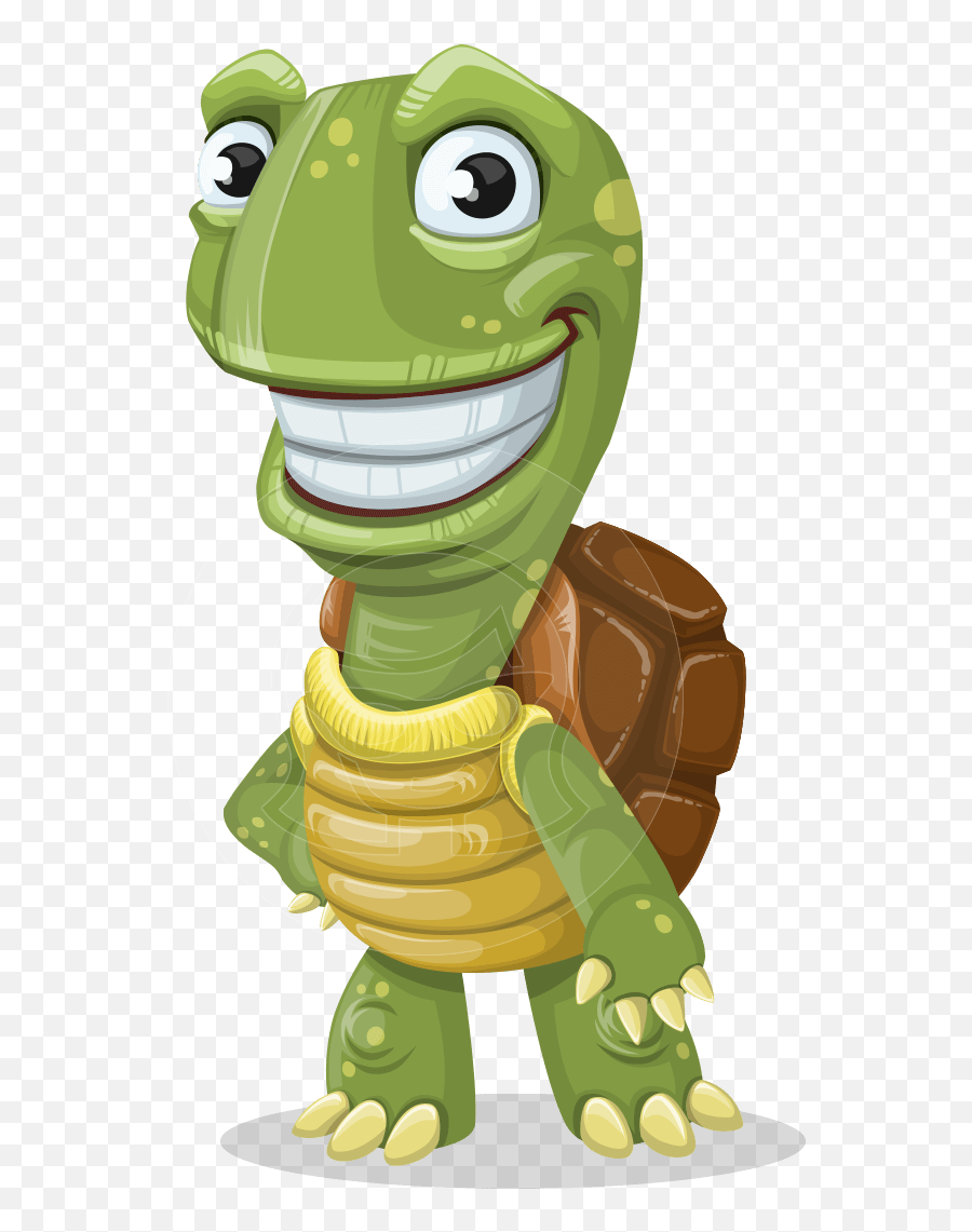 Turtle Cartoon Vector Character Aka - Turtle Character Cartoon Emoji,Turtle Emotions