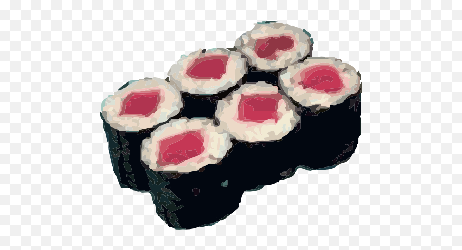 Tekka Maki Sushi Clipart - Tekka Maki Sushi Emoji,Facebook Emoticon Nigiri