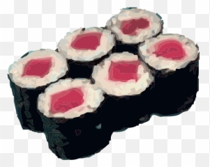 Tekka Maki Sushi Clipart - Tekka Maki Sushi Emoji,Facebook Emoticon Nigiri