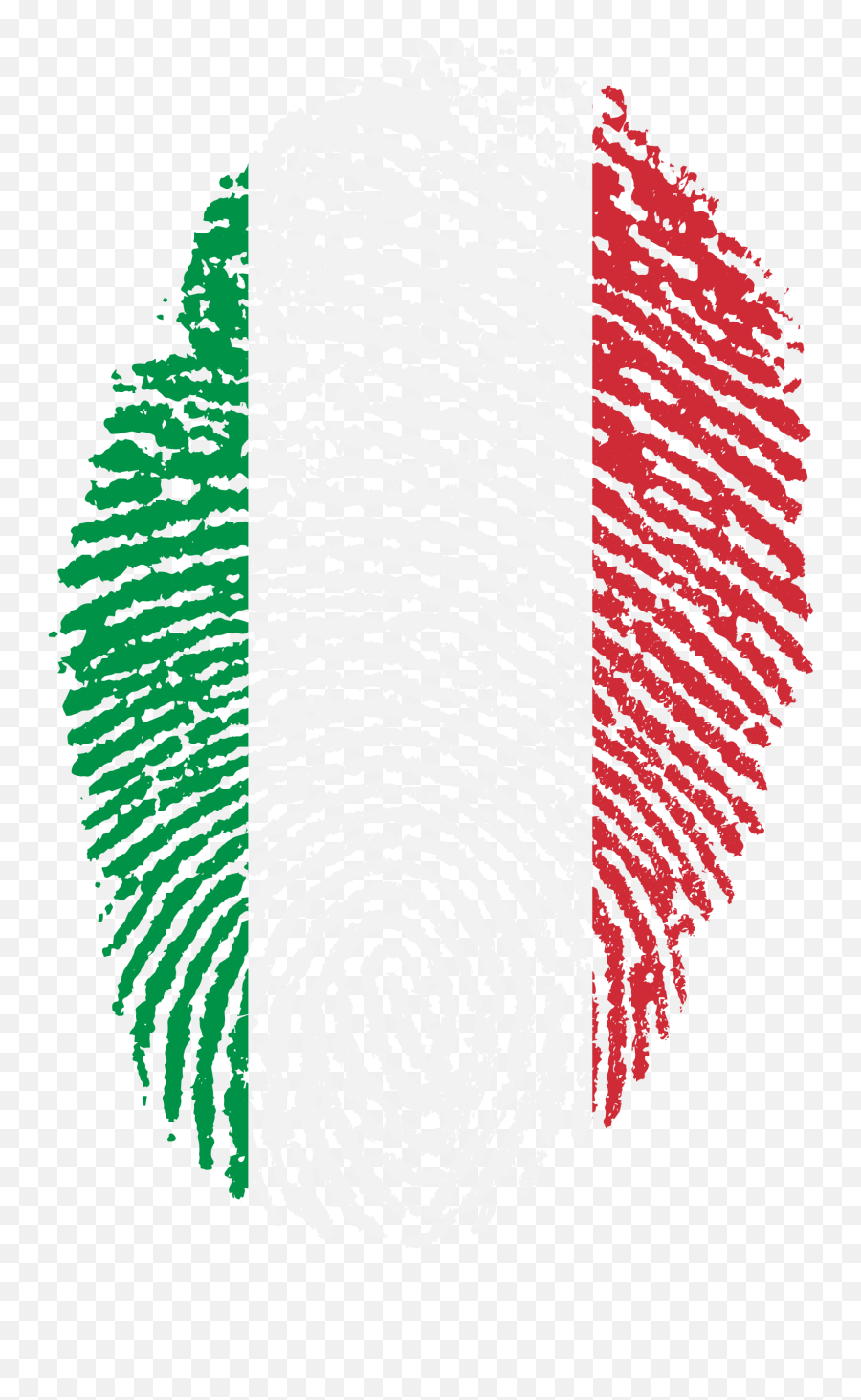 Italy Flag Fingerprint Drawing - Italy Flag Fingerprint Emoji,Italy And Emotions