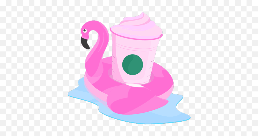 Ruby Flamingo Frappuccino To Its Menu - Serveware Emoji,Flamingo Emoji