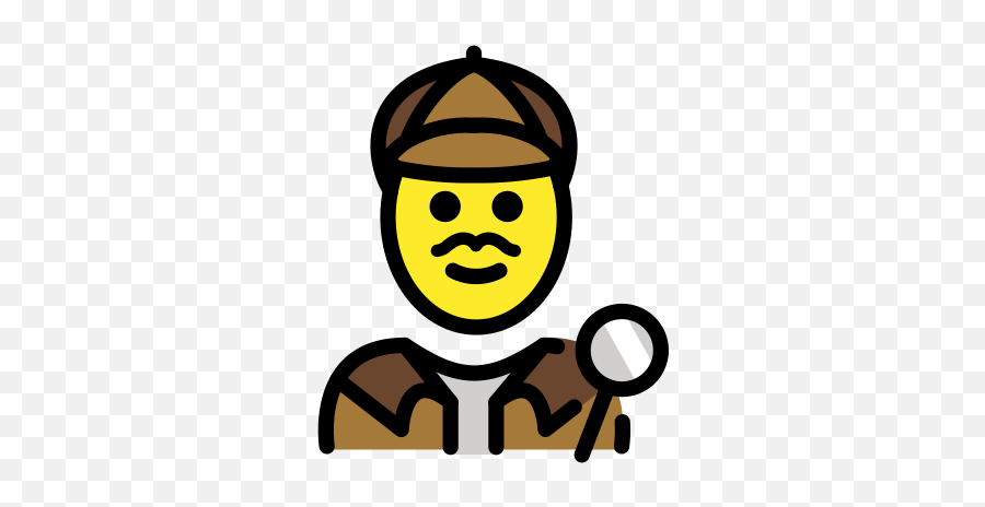 Man Detective Emoji,Detective Conan Emoji Point Transparent